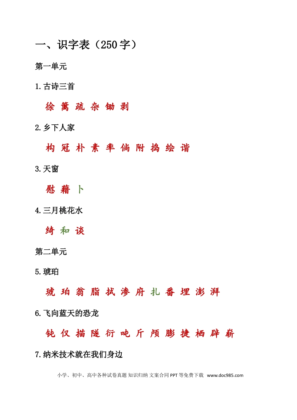 【知识点归纳总结】人教小学语文 4年级下人教小学语文4(1).doc