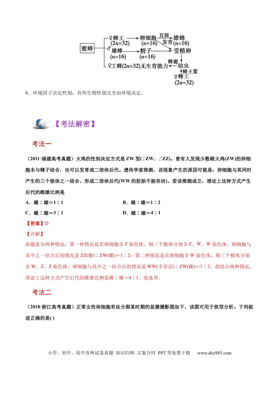 解密12 人类遗传病及伴性遗传（讲义）-【高频考点解密】2021年高考生物二轮复习讲义+分层训练.docx