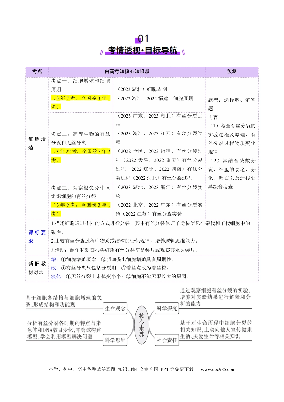 第12讲 细胞增殖（讲义）（解析版）.docx