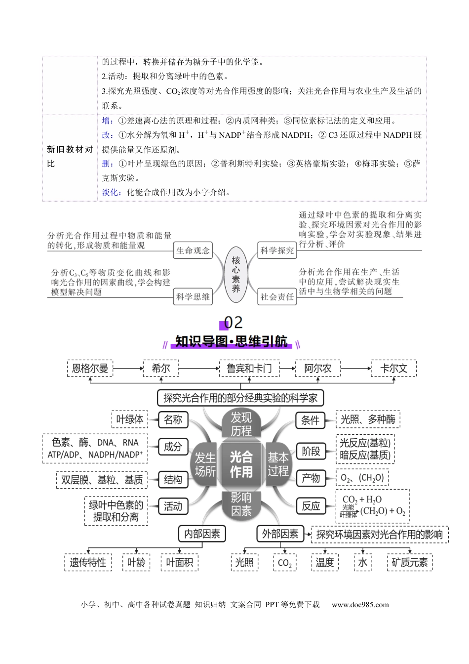 第10讲 光合作用（第二课时）（讲义）（解析版）.docx