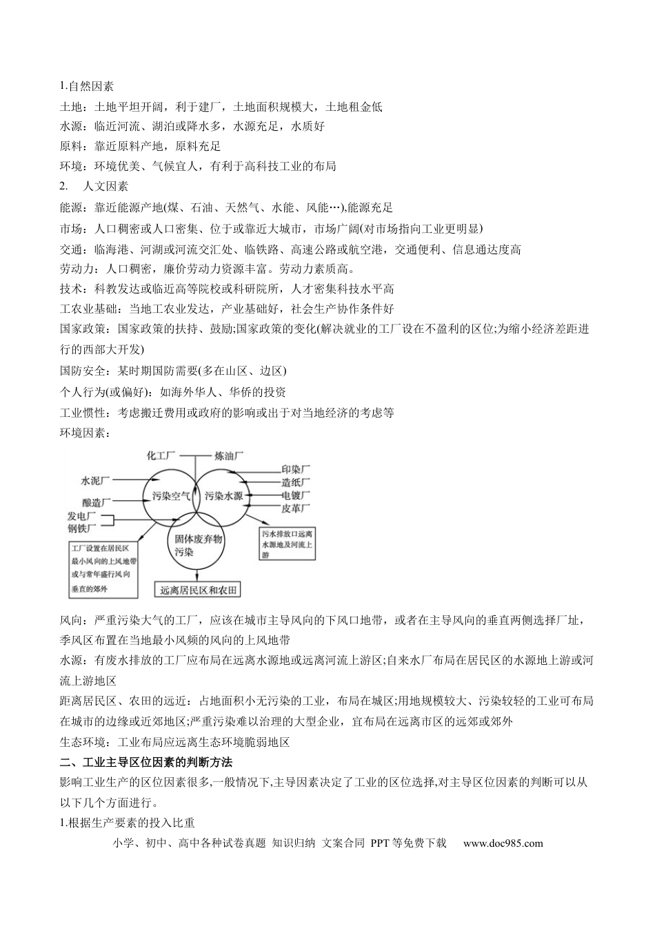 专题06 区域产业的创新发展（讲义）（word版）-【高频考点解密】2023年高考地理二轮专题复习课件+讲义+分层训练（新高考专用）.docx