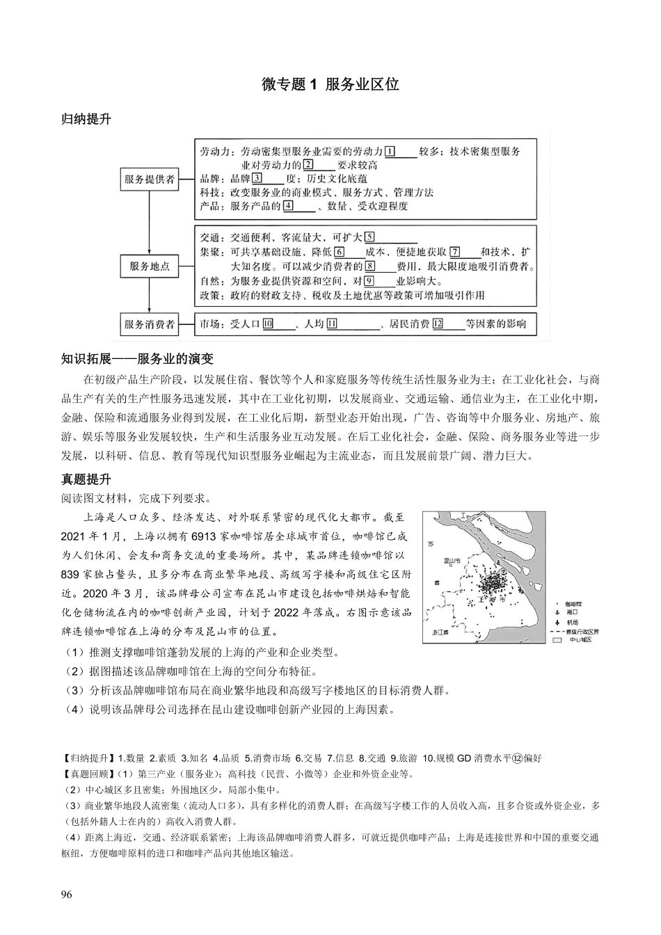 【整合突破专题学案】主题十五：服务业（高三地理自主复习资料，pdf版）.pdf