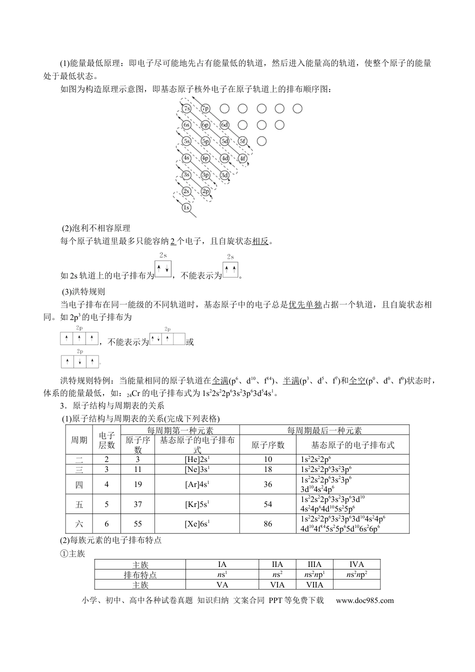 高考化学解密13  物质结构与性质(讲义)-【高频考点解密】2021年高考化学二轮复习讲义+分层训练.docx