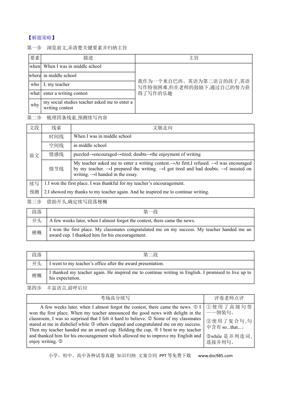 高考英语23.读后续写微技巧1(四条主线深挖续写基点).docx