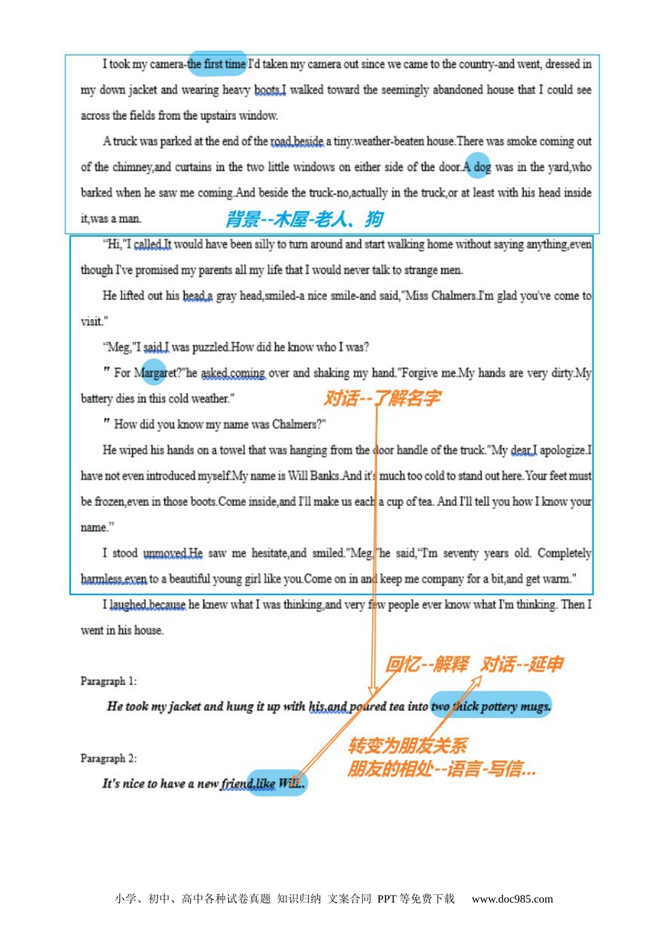 高考英语读后续写思维方向专练(9)-2024届高三英语一轮起航.docx