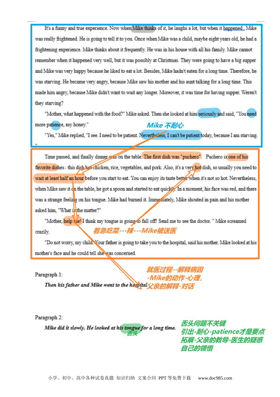 高考英语读后续写思维方向专练(7)-2024届高三英语一轮起航.docx
