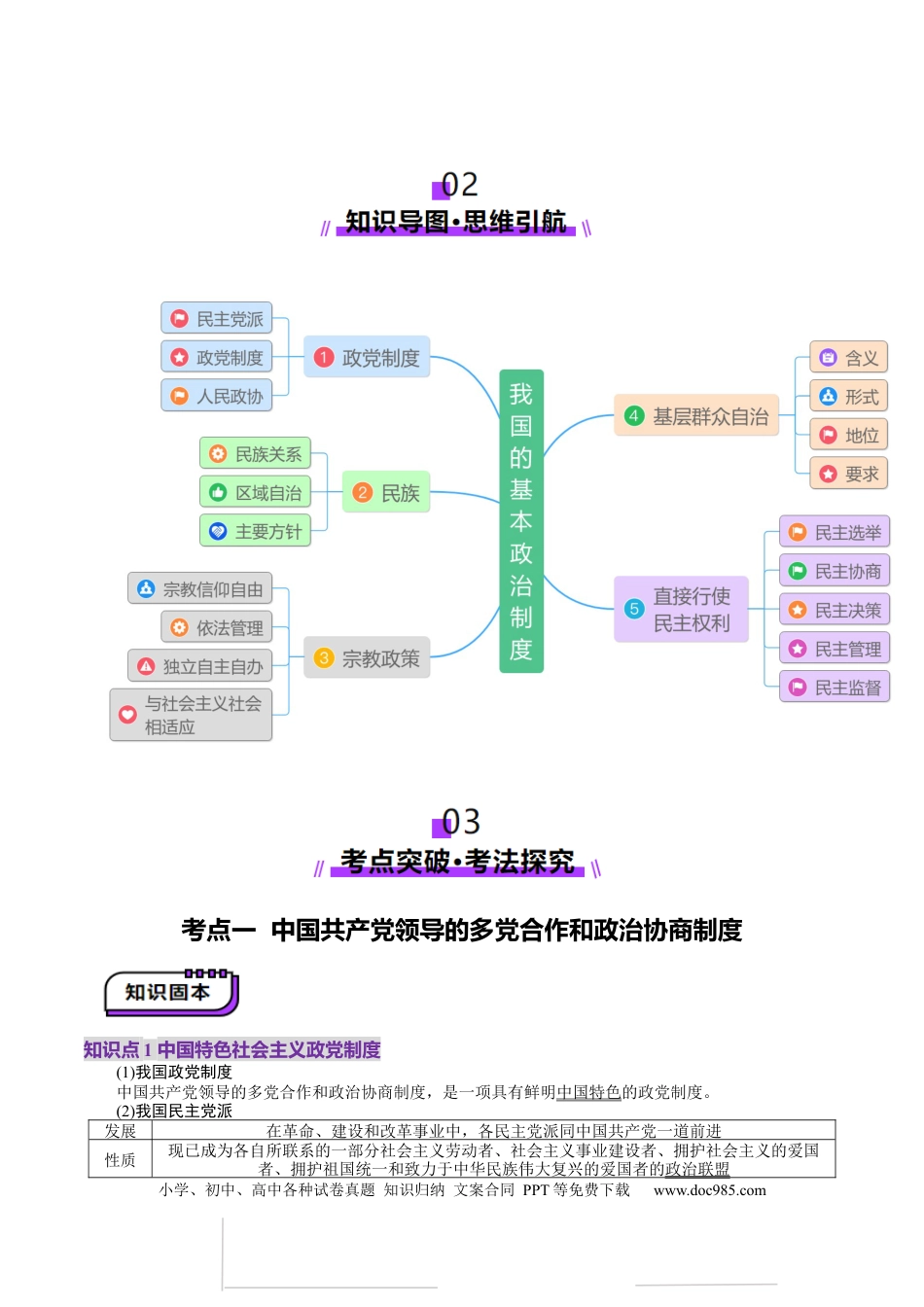 高考政治第14讲  我国的基本政治制度（讲义）（解析版）.docx