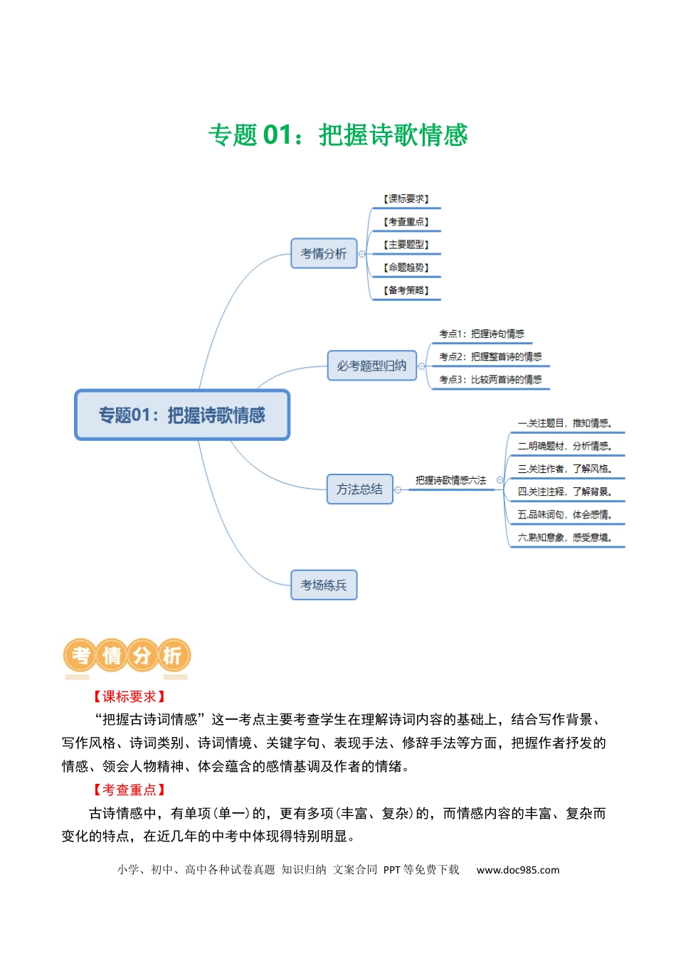 专题01：把握诗歌情感（解析版）.docx