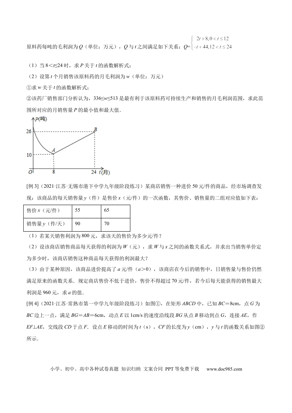高中数学专题1二次函数的应用综合问题（学生版）.docx