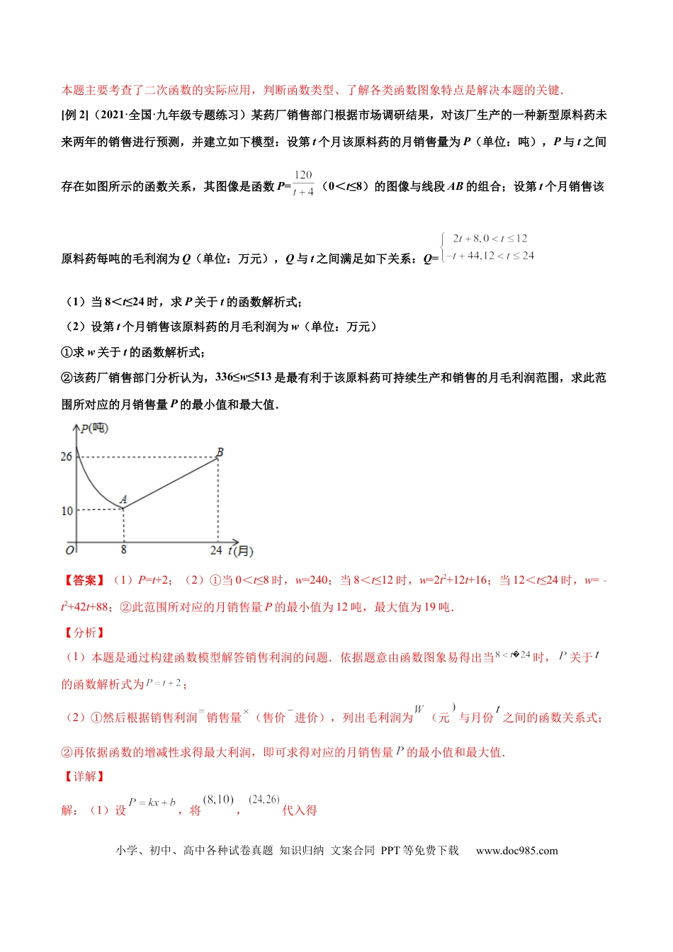 高中数学专题1二次函数的应用综合问题（老师版）.docx
