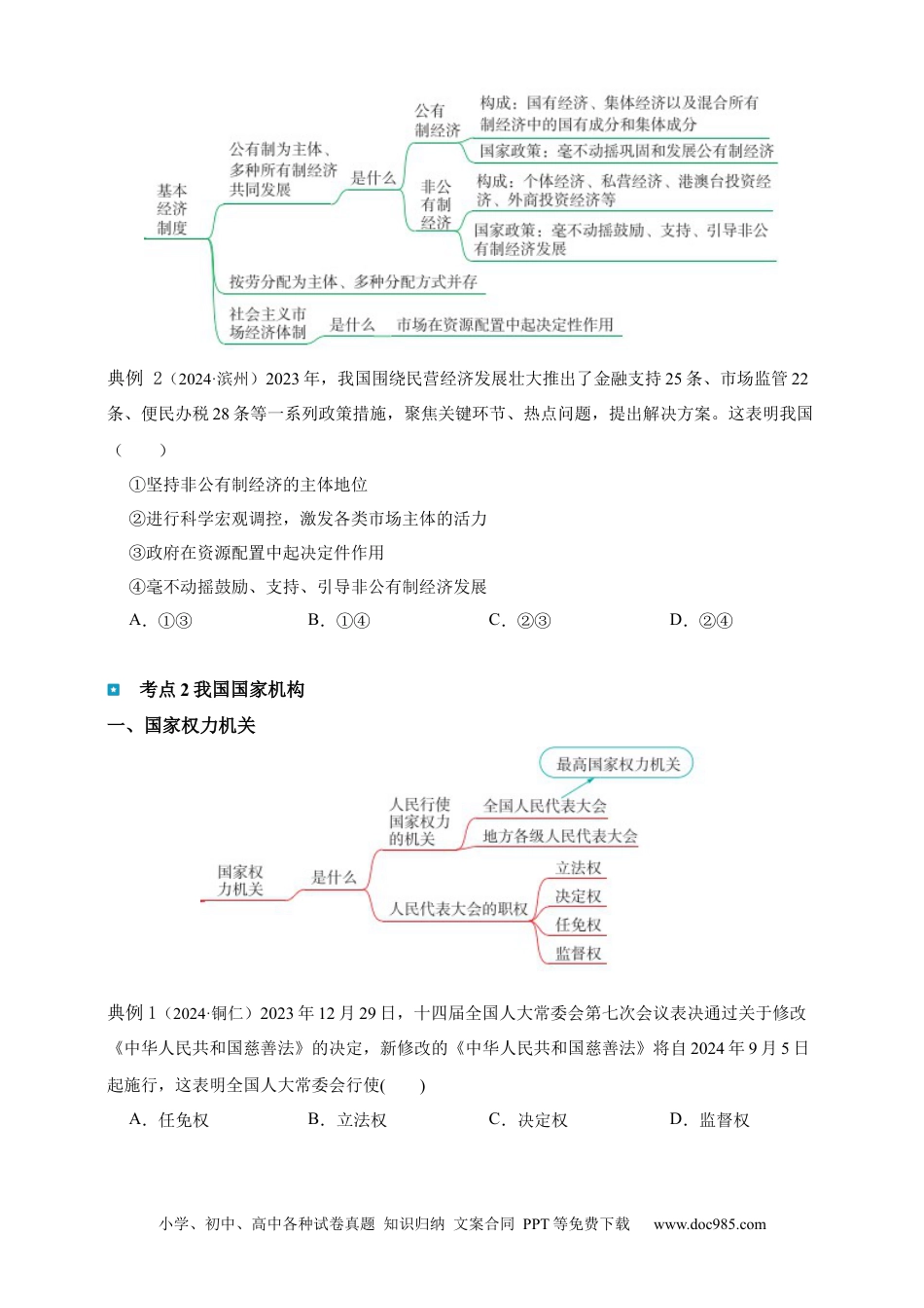 专题15 人民当家作主（含解析）.docx