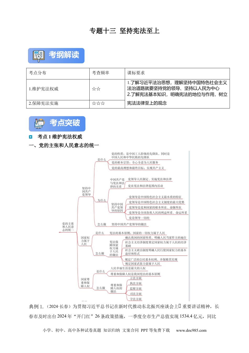 专题13 坚持宪法至上（含解析）.docx