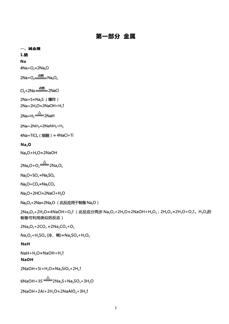 高中化学方程式大全.pdf