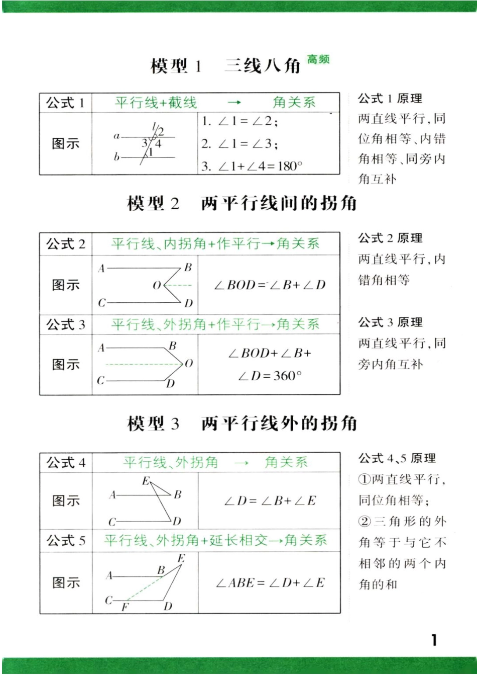 初中数学60个模型公式考前速记.pdf