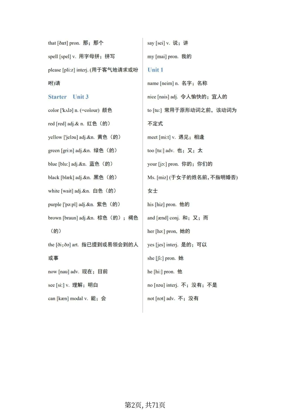 初中英语三年全册单词表.pdf