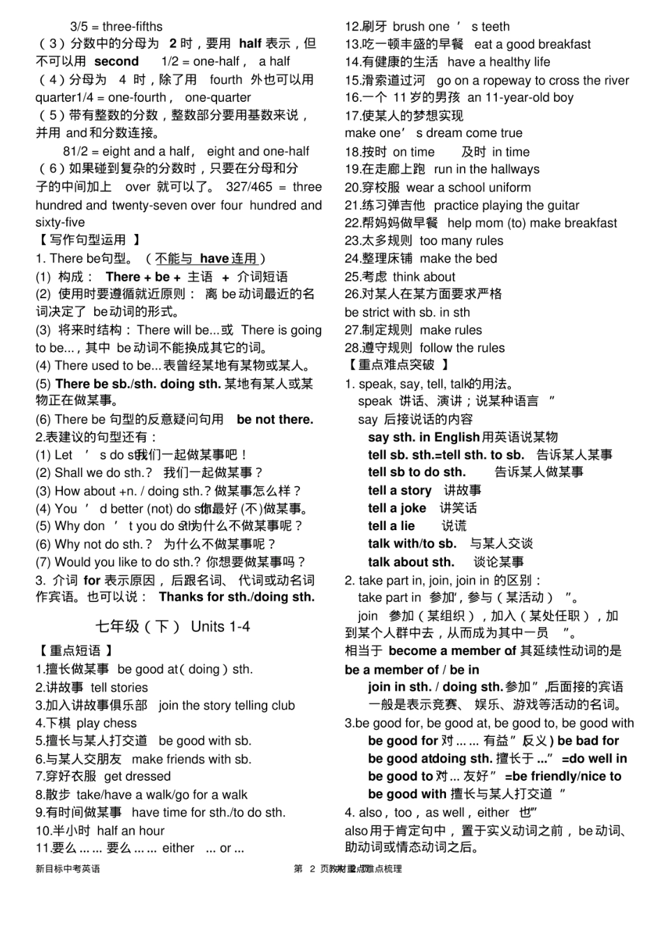 初中英语新目标初中英语教材重点难点梳理.pdf