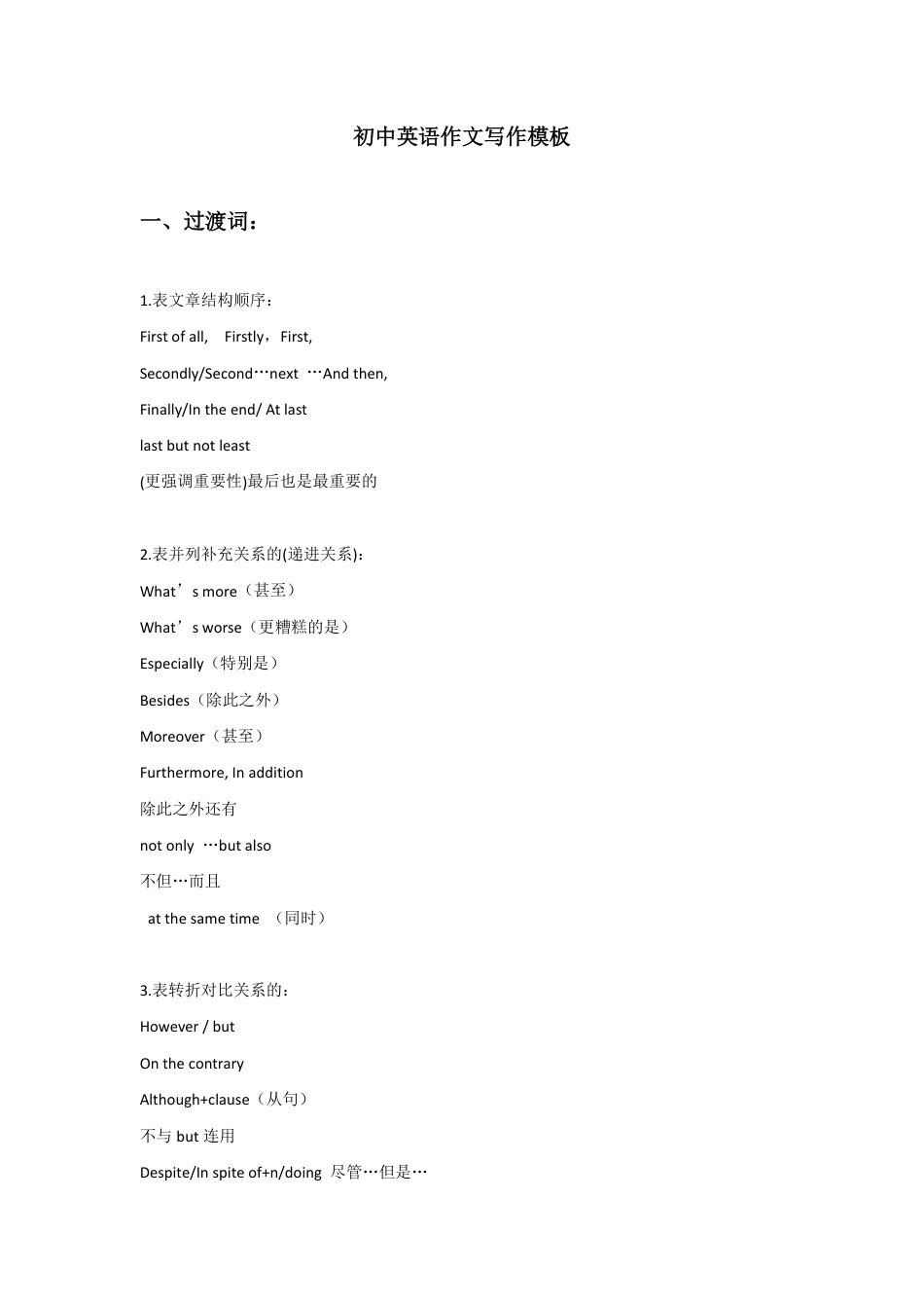初中英语写作模板.pdf