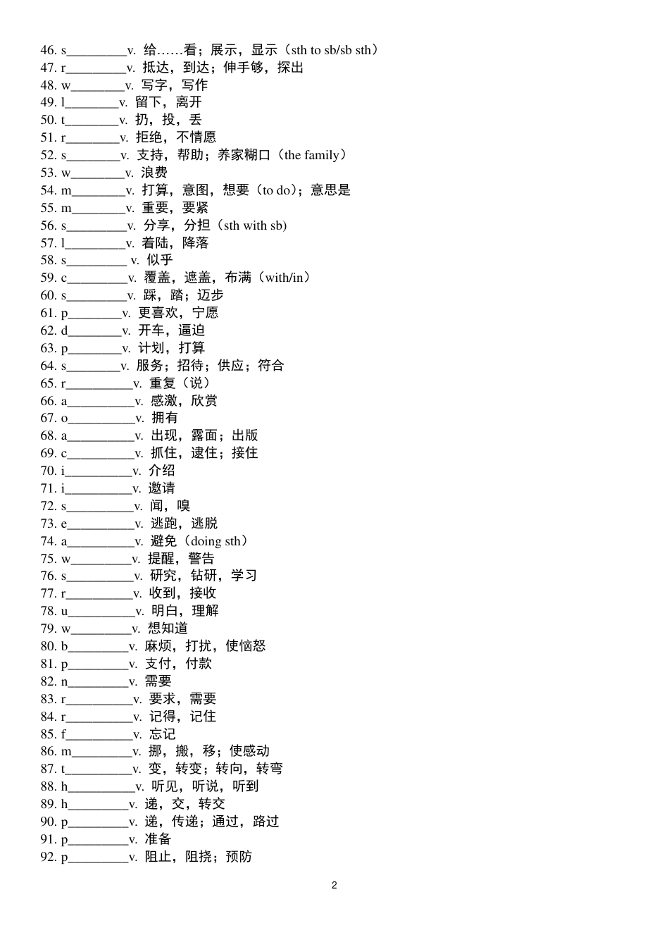 初中英语高频词首字母默写及短语默写表.pdf