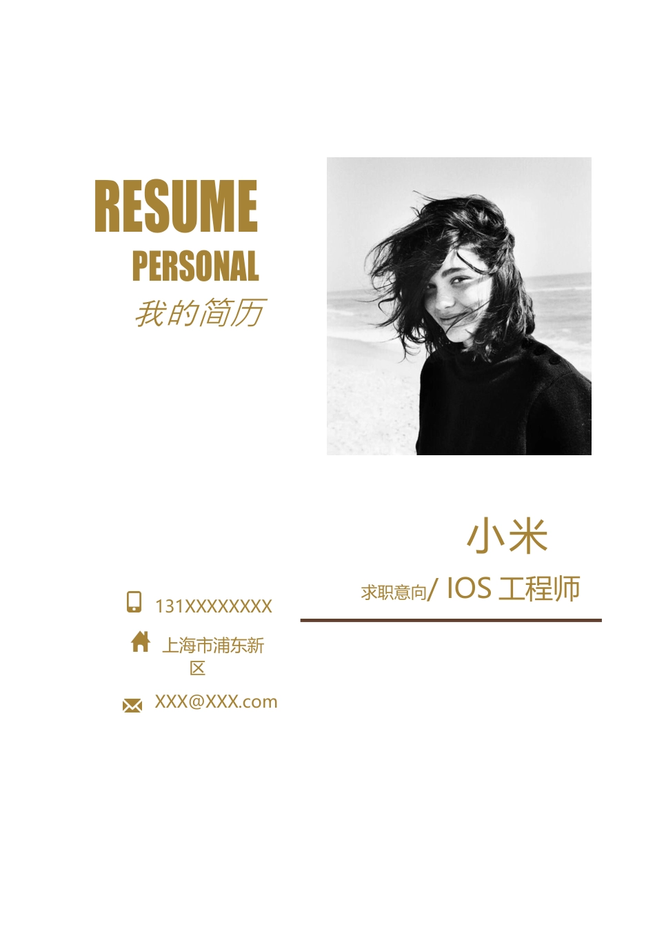 优质简历（4页） 简历模板2 (6)  免费下载.docx