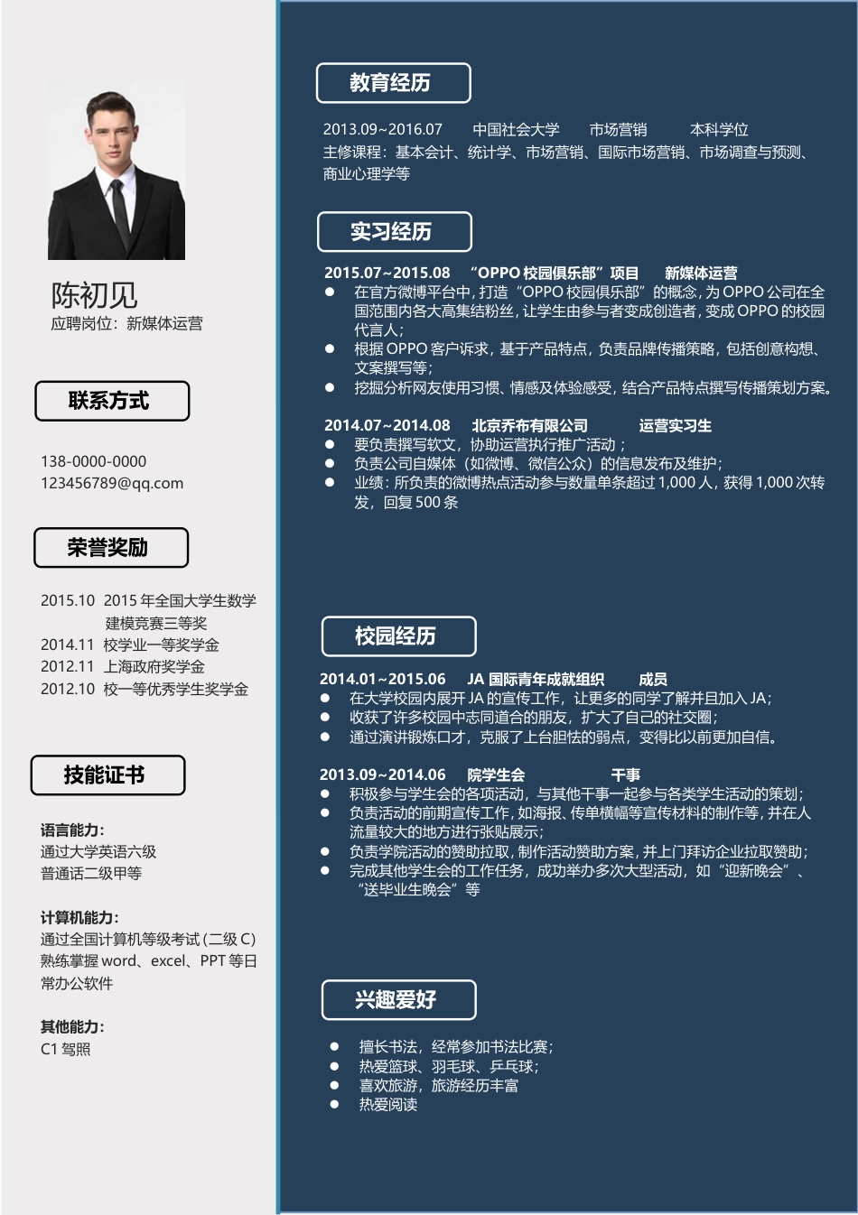 【通用】创意求职简历模板15.doc