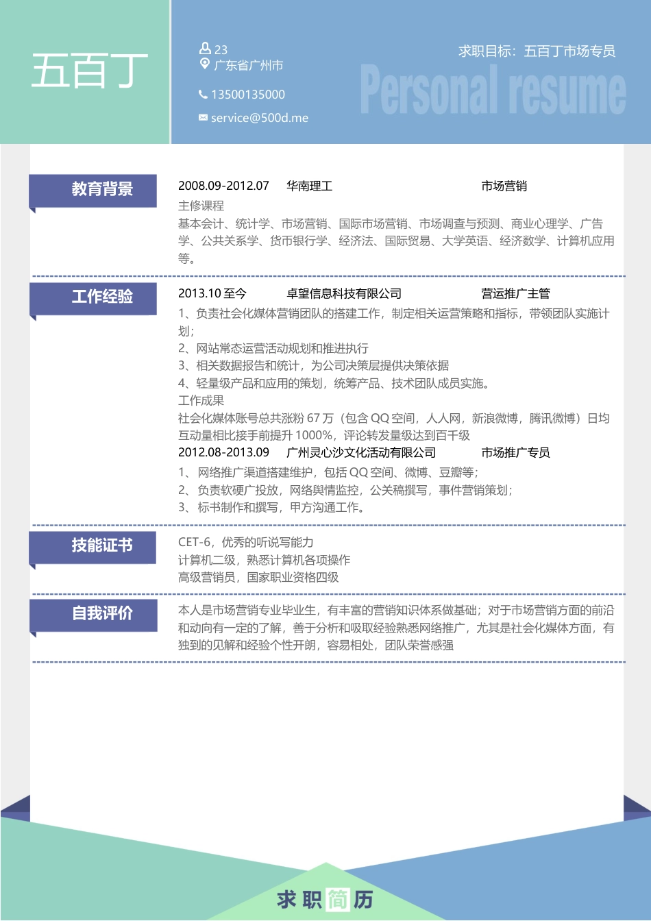 简历+封面+自荐书套餐TC0001.docx