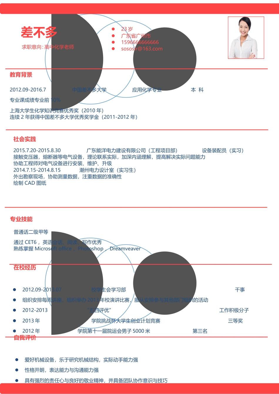 护士医生医院简历封面JL20151109.doc