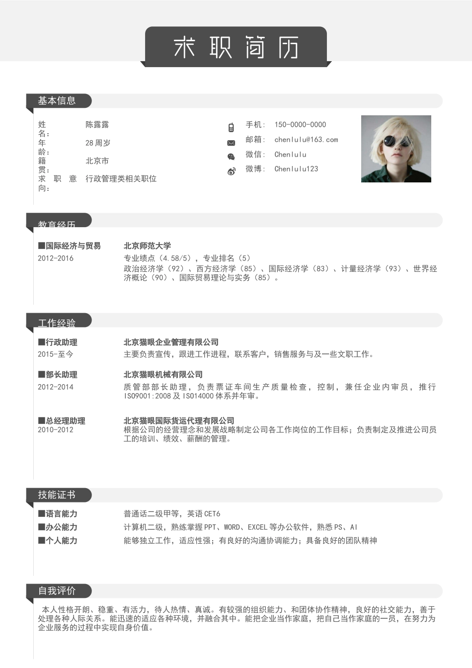 【猫眼】简约创意简历35.docx