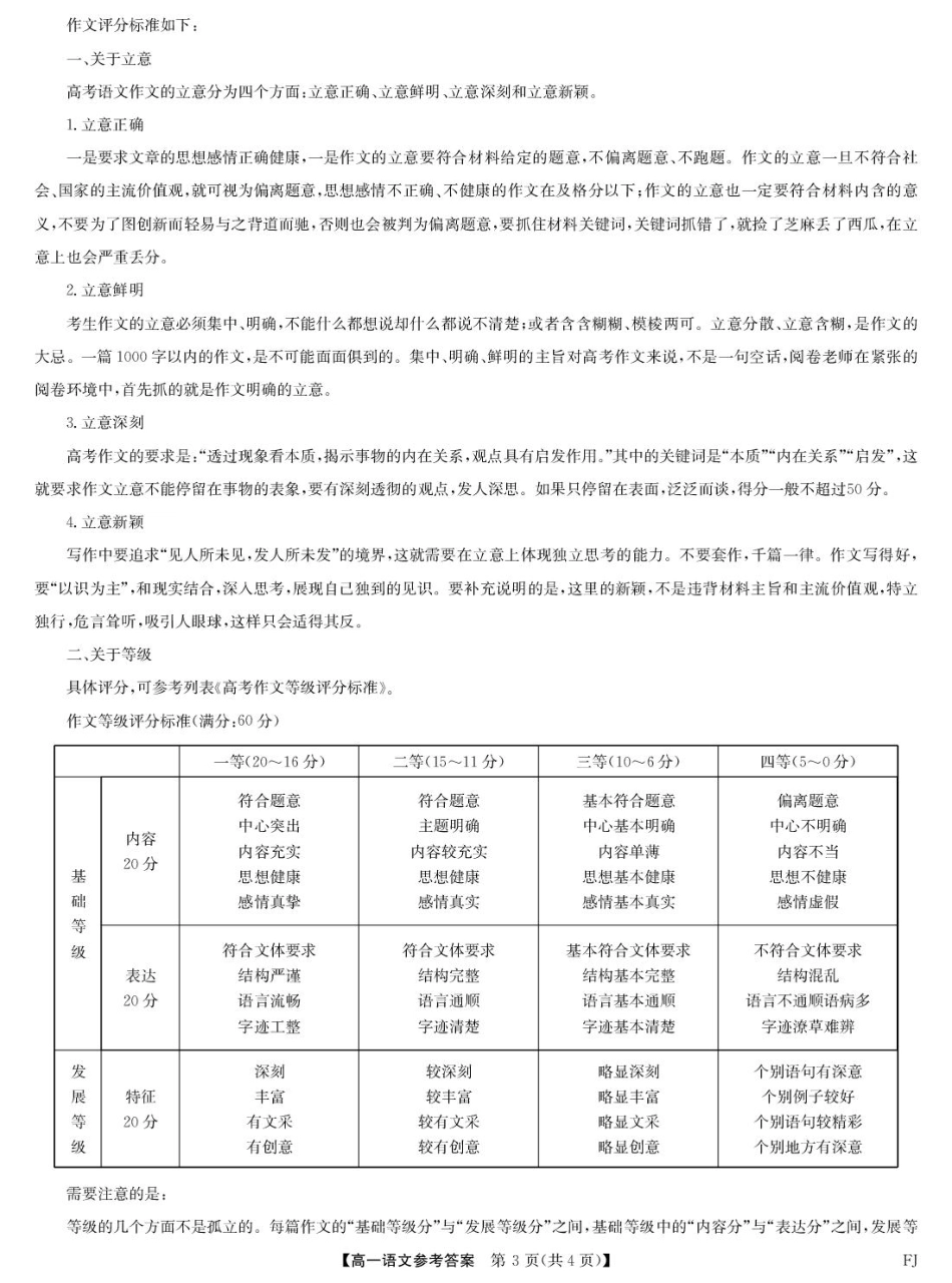 福建省福州市联盟校2024-2025学年高一下学期期中考试语文试题 语文答案-福州高一期中联考高一语文 模拟题.pdf