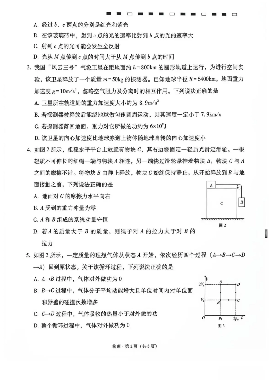 云南师大附中2027届高考说一下月考卷【物理】+答案.pdf