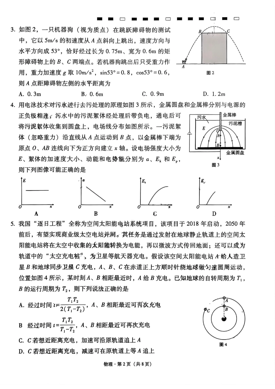 云南师大附中2027届高考适应性月考卷（一）物理+答案.pdf