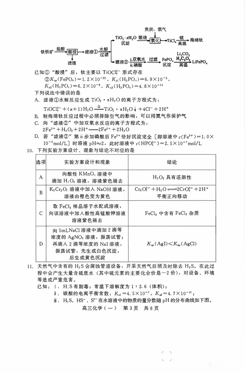 河北NT20名校联合体高三年级1月质检化学试卷和答案.pdf