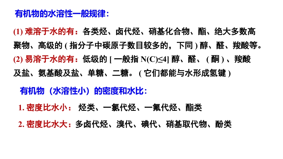 2026届高三化学二轮复习有机实验复习 课件.pptx