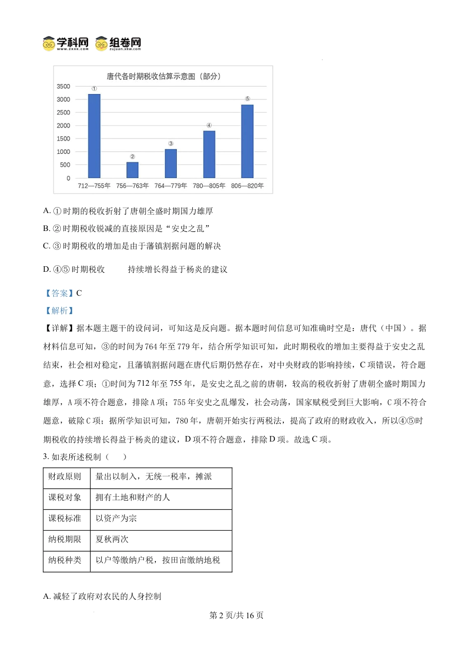 高一数学模拟题精品解析：重庆市长寿中学校2024-2025学年高一上学期第三学月月考历史试题（解析版）.docx