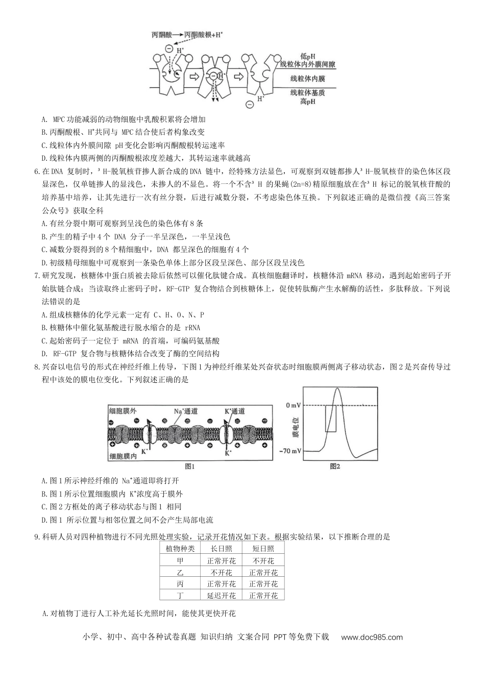 高三数学 模拟题   湖南省长郡二十校联盟2025-2026年高三上12月月月考生物试卷（含解析）(1).docx