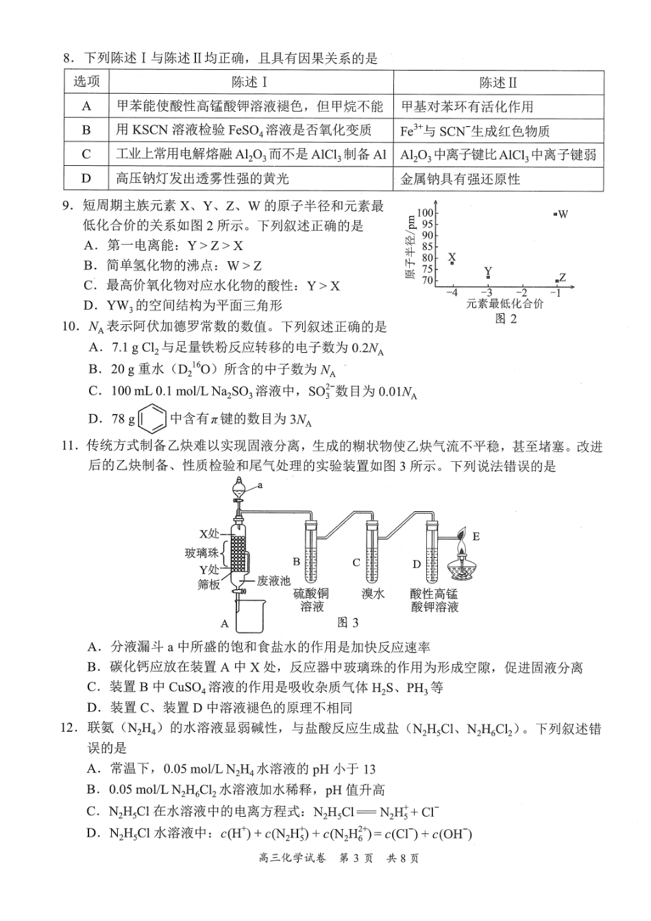 广东省梅州市2026届高三下学期一模化学试题（含答案）(2).pdf