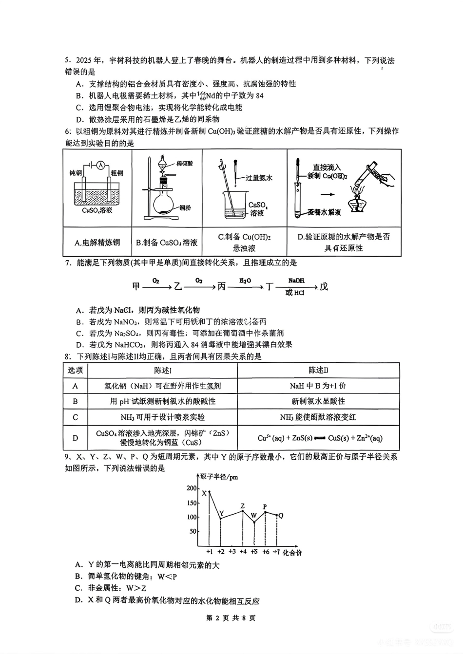2026届高三揭阳二模化学试卷(1).pdf
