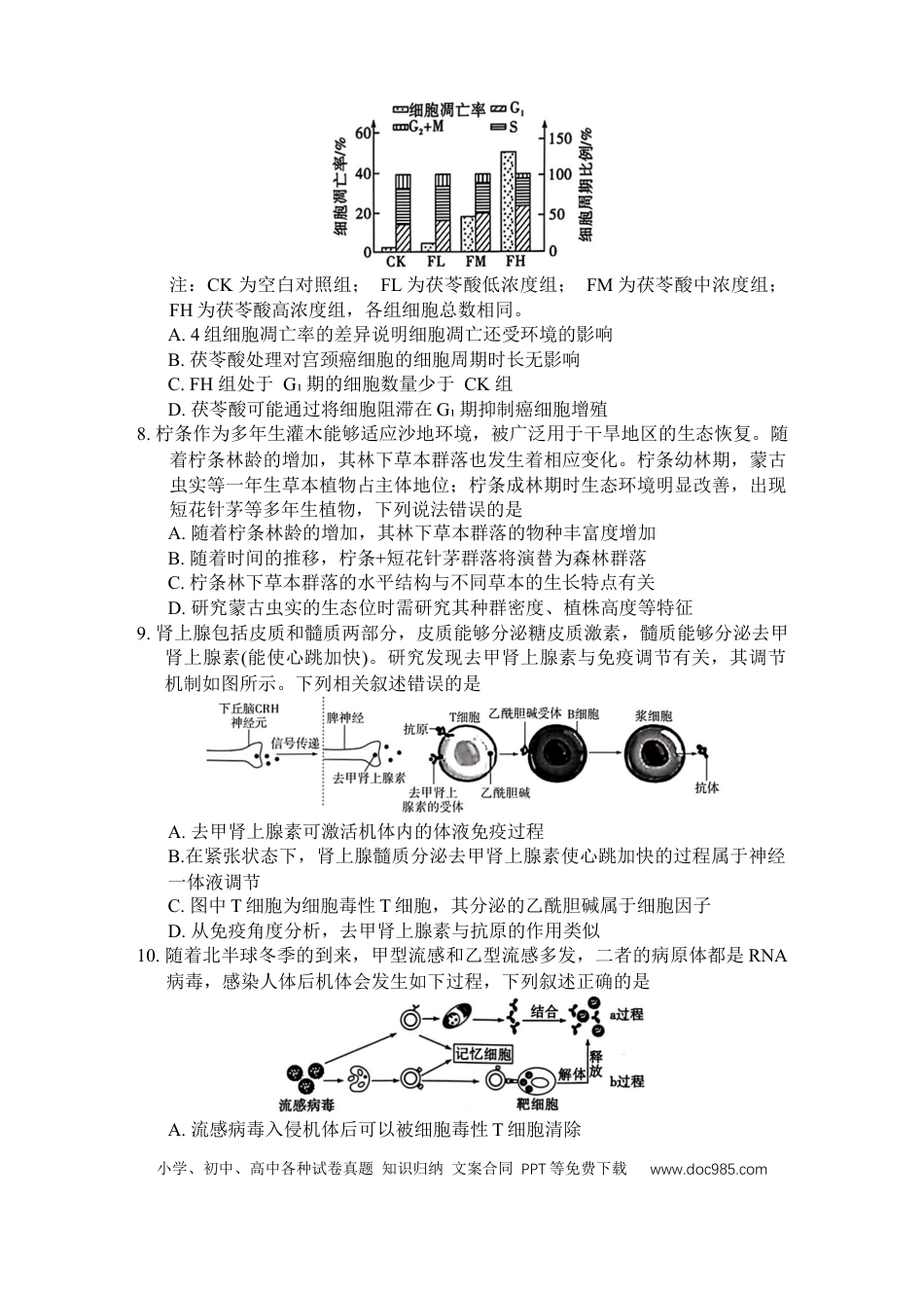 湖南省长郡中学2024-2025学年高三上学期第一次调研考试生物试题(1).docx