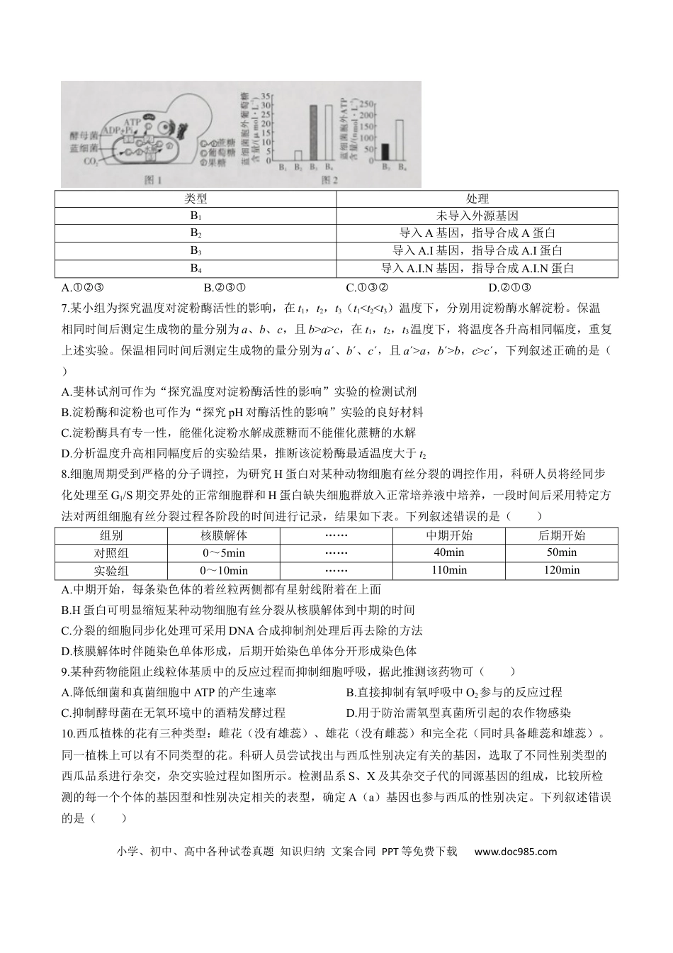 江西省赣州市十八县（市、区）二十四校联考2026届高三上学期期中考试生物试卷（含解析）(1).docx