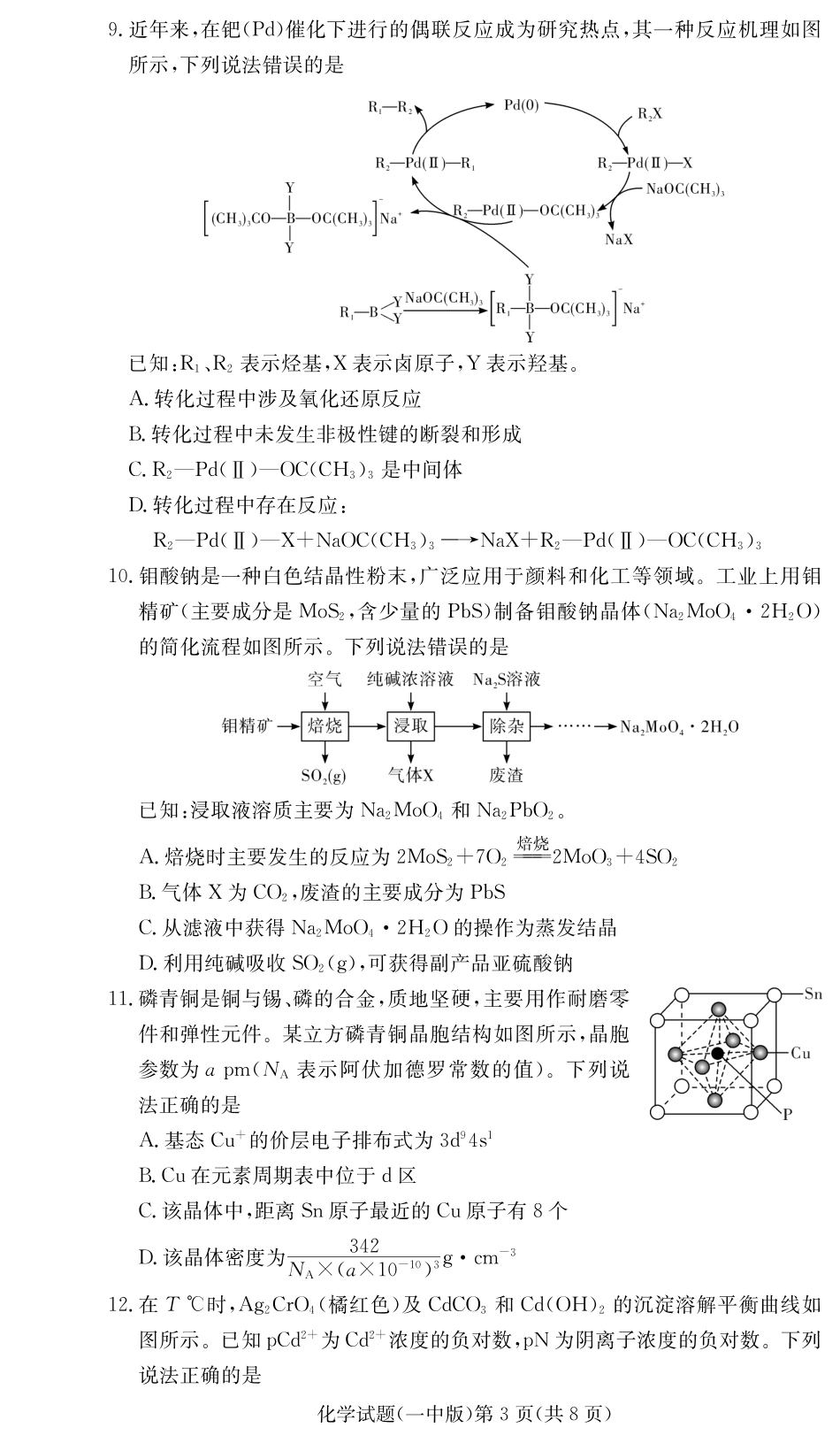 炎德·英才大联考长沙市一中 2025 届高三月考试卷（六）化学(1).pdf